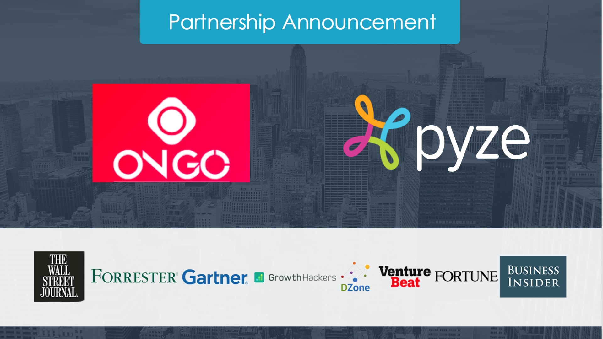 Pyze and ONGO Team Up to Deliver World Class Analytics, Marketing and Personalization to App Publishers